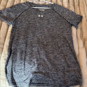Under Armour Navy, Heathered Heat Gear shirt